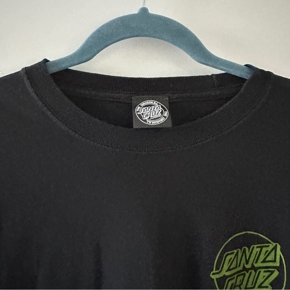 Santa Cruz Skateboards Serpent Loop Black Long Sleeve Shirt Men's Size Small - Picture 4 of 14
